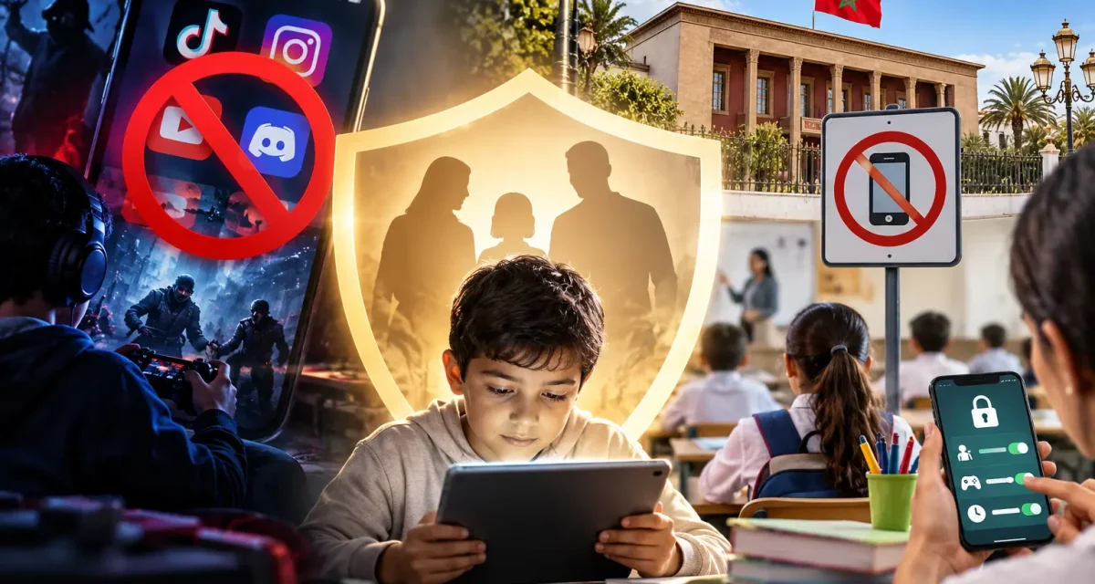 حكومة المنصوري تستعد لمنع الأطفال دون 15 سنة من استخدام مواقع التواصل الاجتماعي والألعاب الإلكترونية الخطيرة