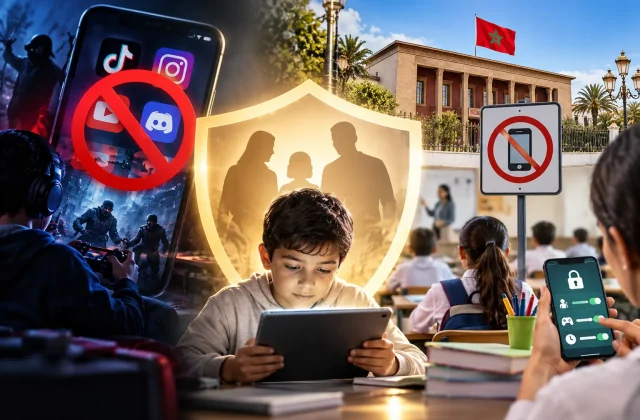 حكومة المنصوري تستعد لمنع الأطفال دون 15 سنة من استخدام مواقع التواصل الاجتماعي والألعاب الإلكترونية الخطيرة