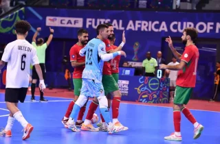 أسود القاعة يكتسحون مصر بسداسية نظيفة ويضربون موعدا مع أنغولا في نهائي كأس إفريقيا